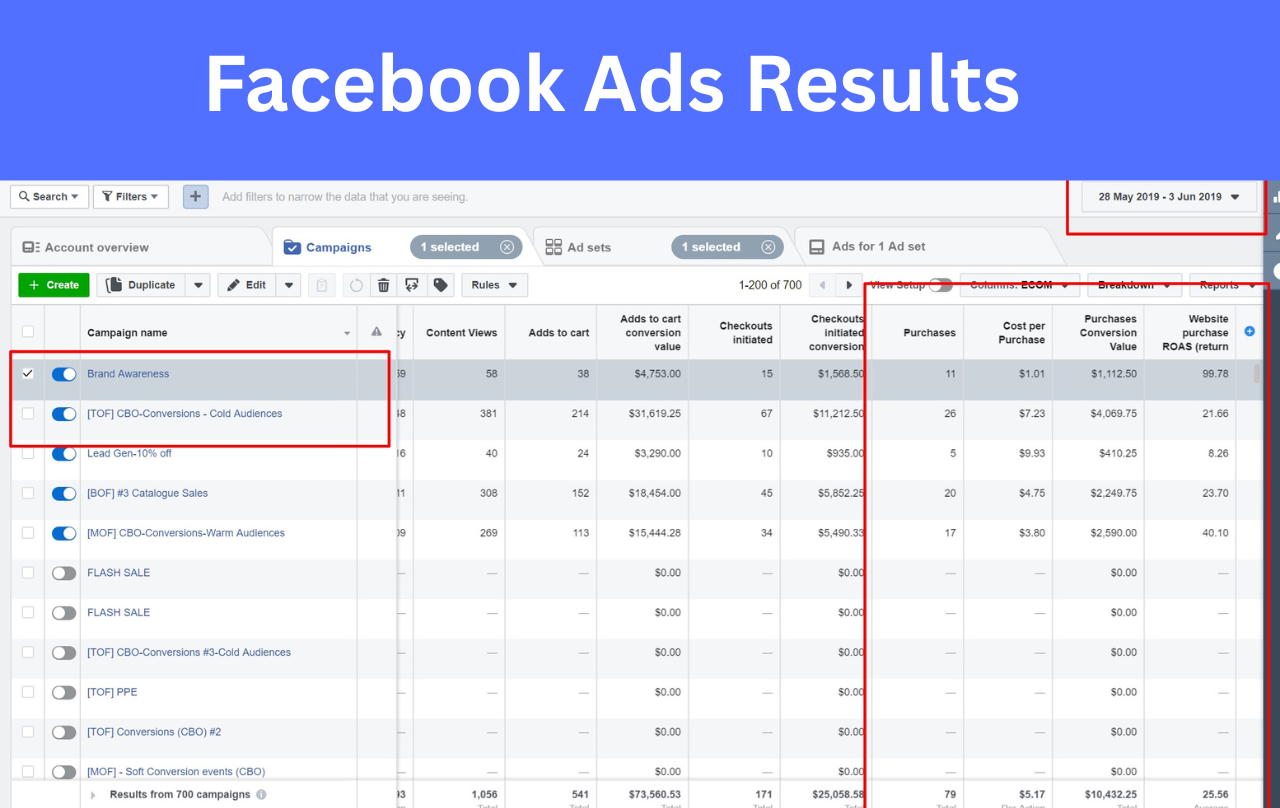 Facebook ads campaign managed by Top Digital Marketer Julekha,